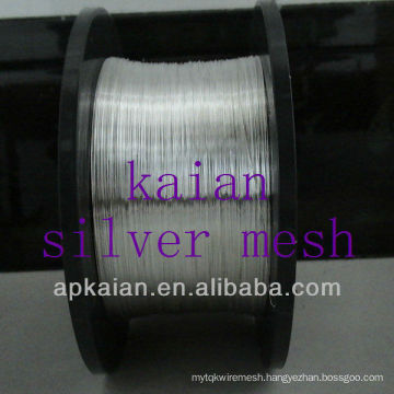 hot sale high quality&competitive price 0.05-8mm pure silver wire(30 years factory)